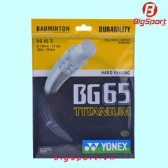 Dây đan vợt cầu lông Yonex BG65 Titanium chính hãng
