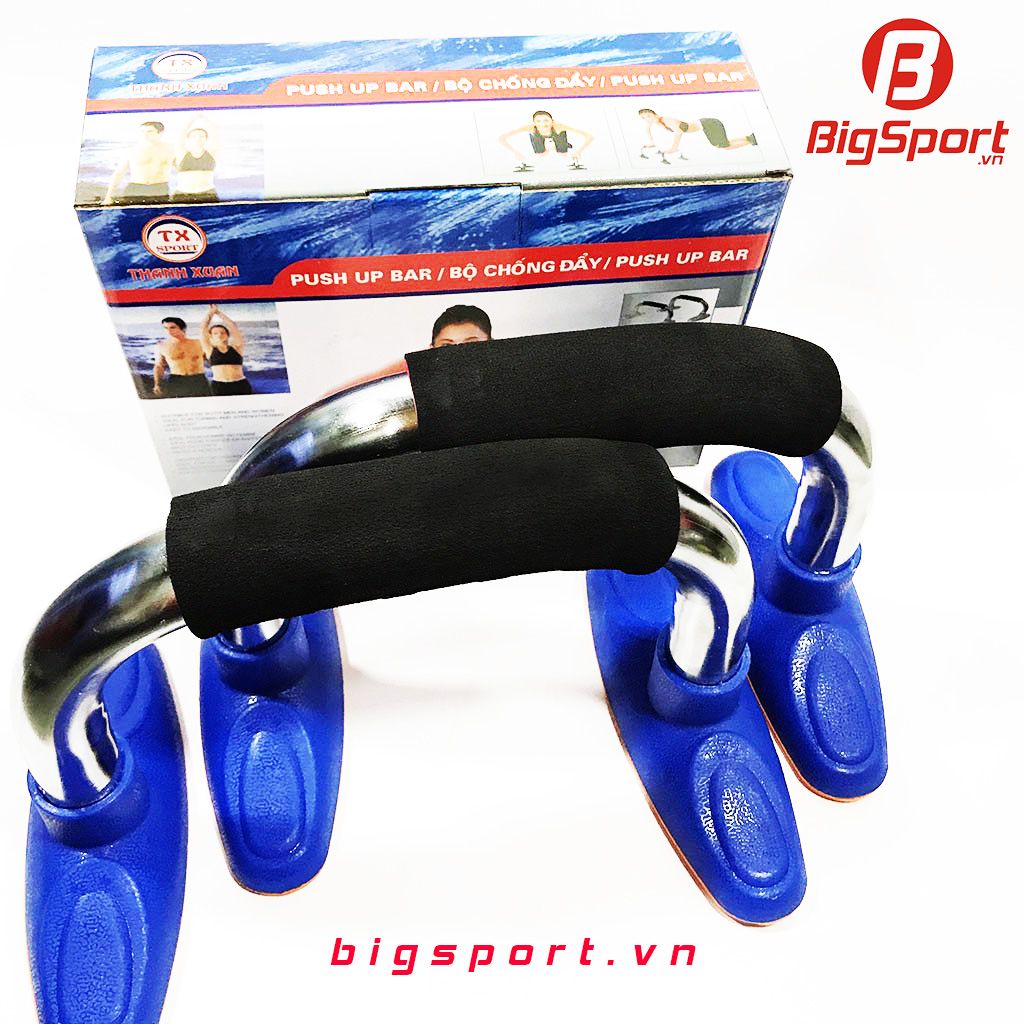 Dụng cụ tập Gym hít đất Inox Thanh Xuân