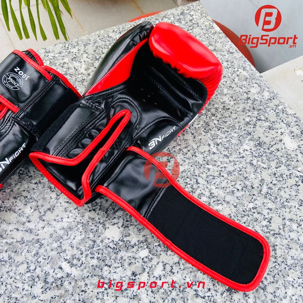 Găng Boxing BN 10OZ màu đỏ chính hãng