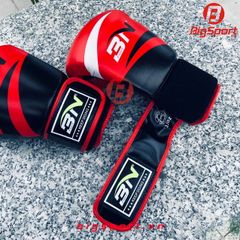 Găng Boxing BN 12OZ màu đỏ chính hãng