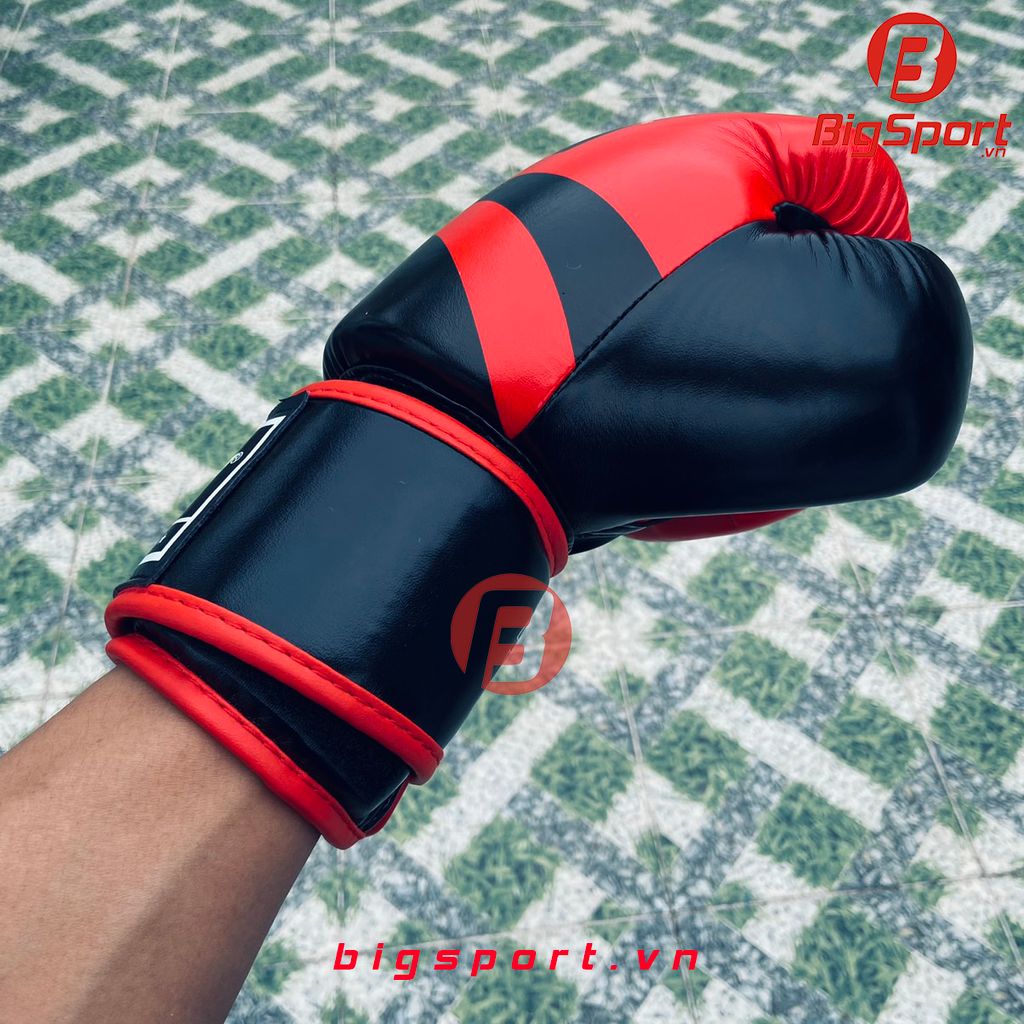 Găng Boxing BN 12OZ màu đỏ chính hãng
