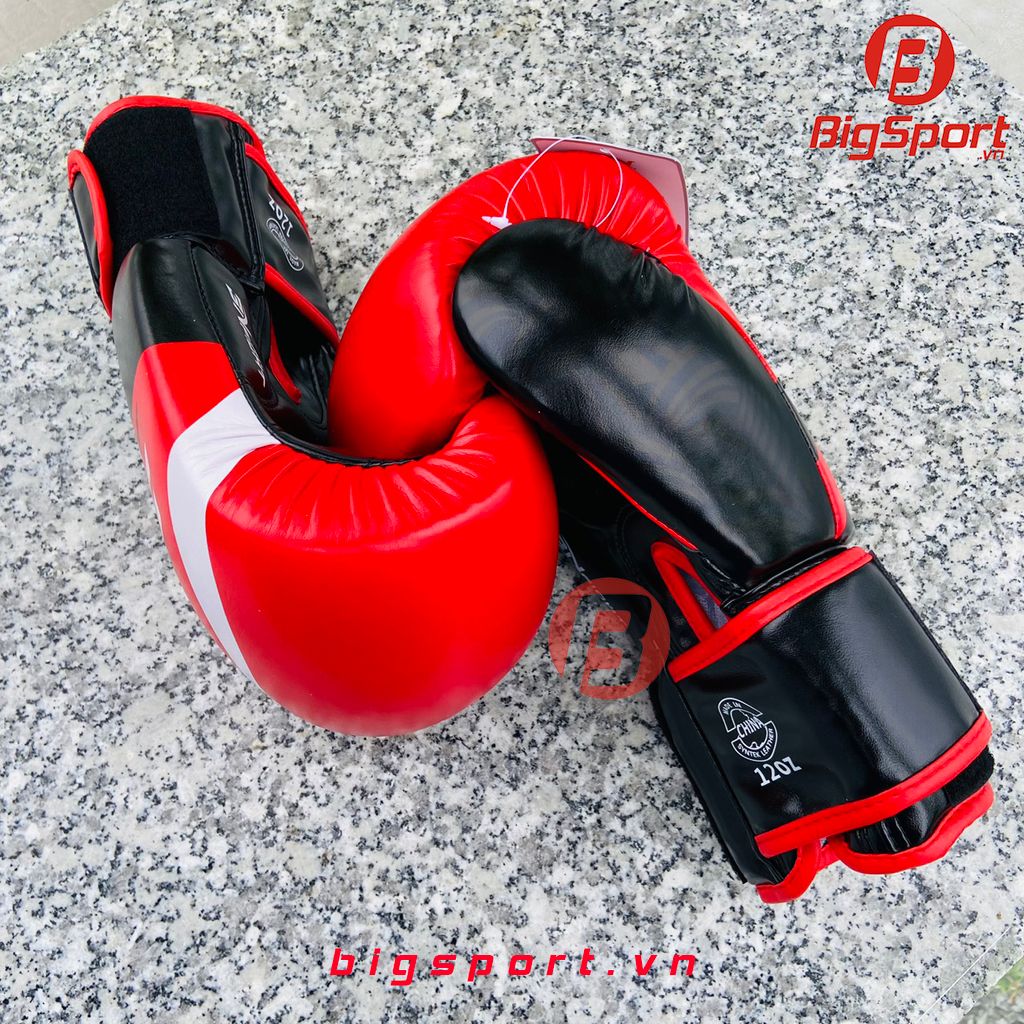 Găng Boxing BN 12OZ màu đỏ chính hãng