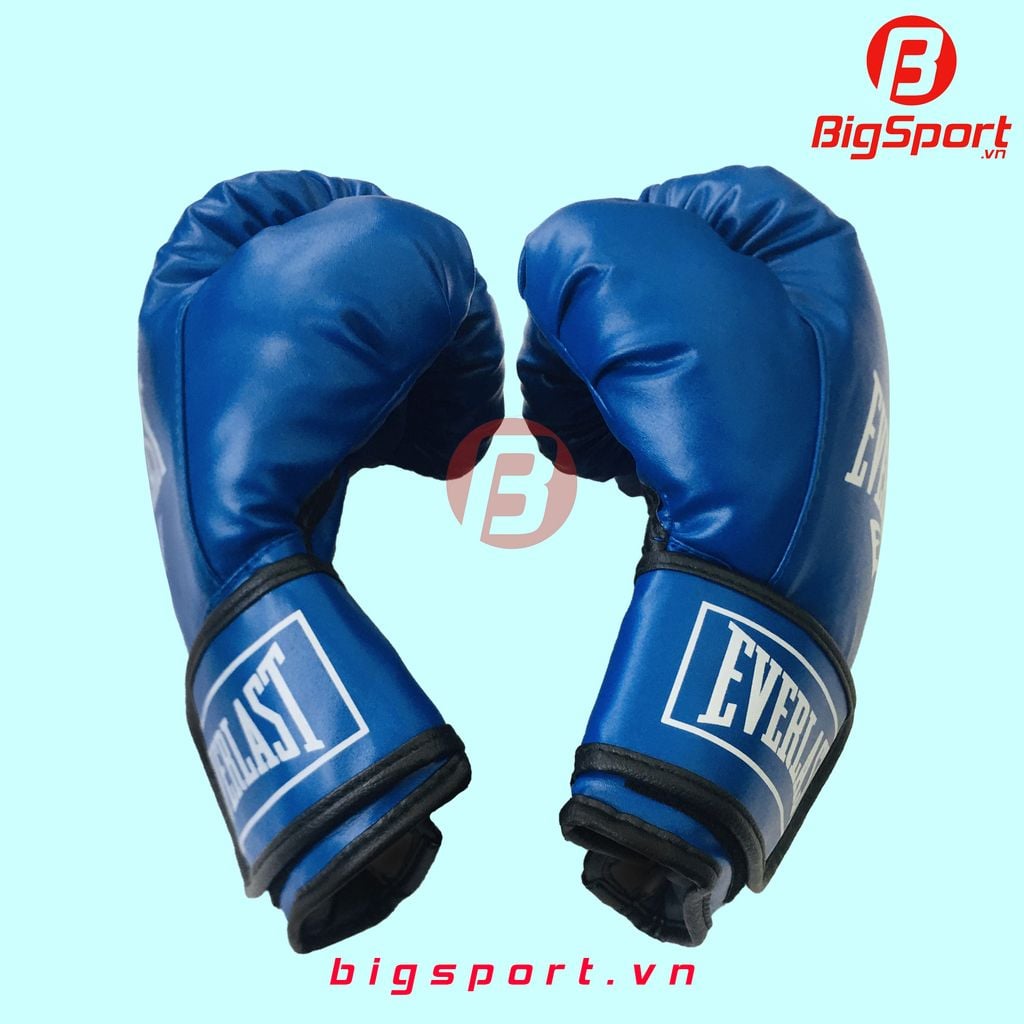 Găng Boxing size lớn màu xanh