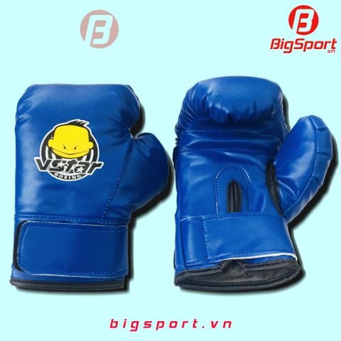 Găng đấm Boxing Vstar cở nhỏ màu xanh