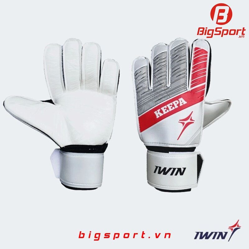 Găng thủ môn Iwin Keepa chính hãng màu bạc