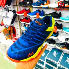 Giày cầu lông Lefus L026 màu xanh vàng