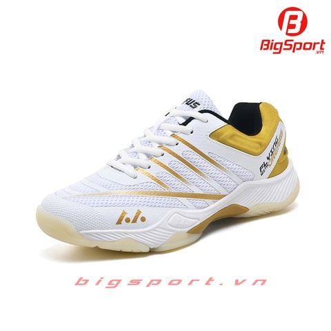 Giày cầu lông Lefus L026 màu trắng đồng