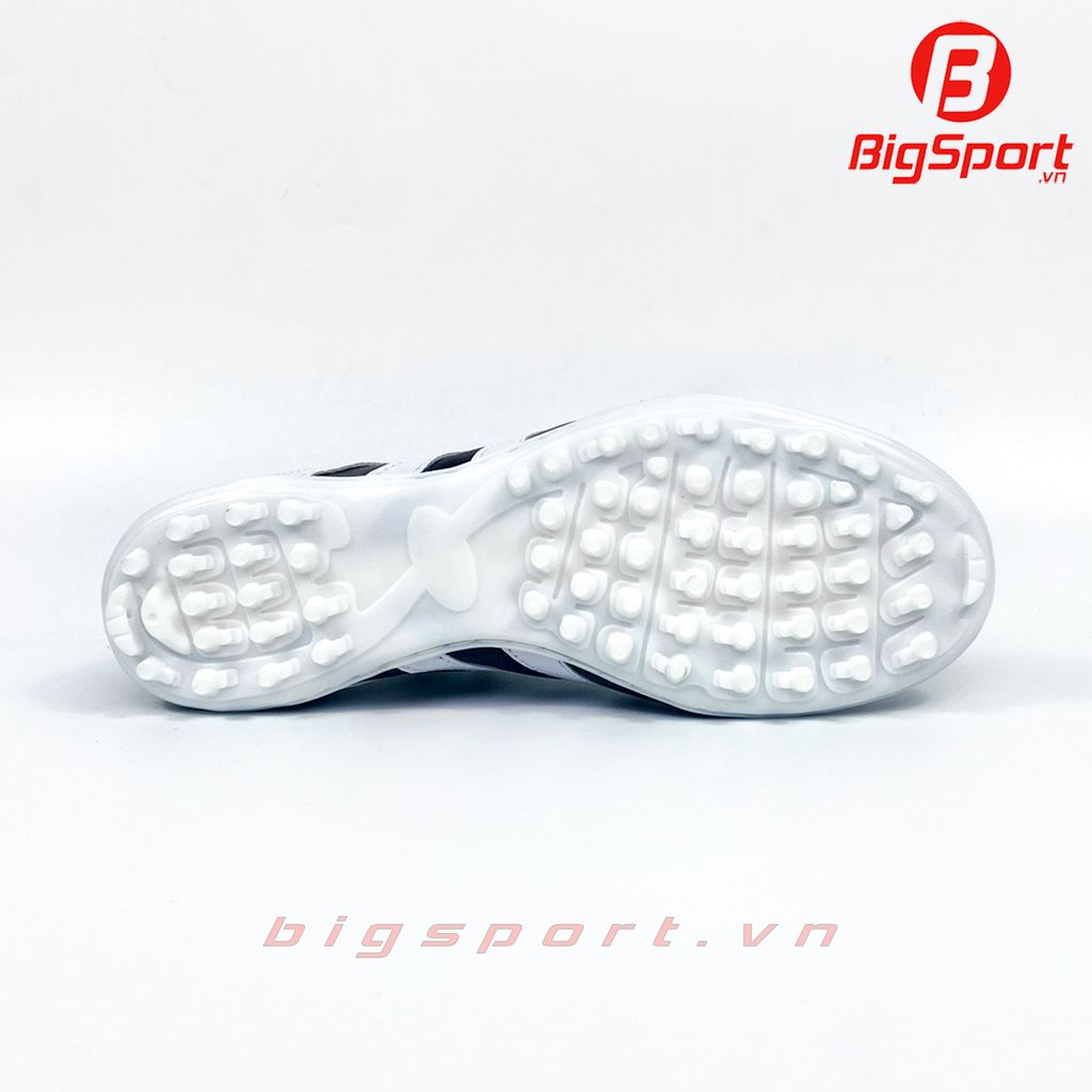 Giày đá bóng sân cỏ nhân tạo 3 sọc CT3 da nhăn