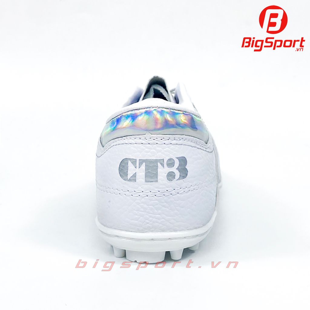 Giày đá bóng sân cỏ nhân tạo 3 sọc CT3 da nhăn