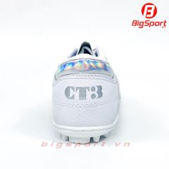Giày đá bóng sân cỏ nhân tạo 3 sọc CT3 da nhăn