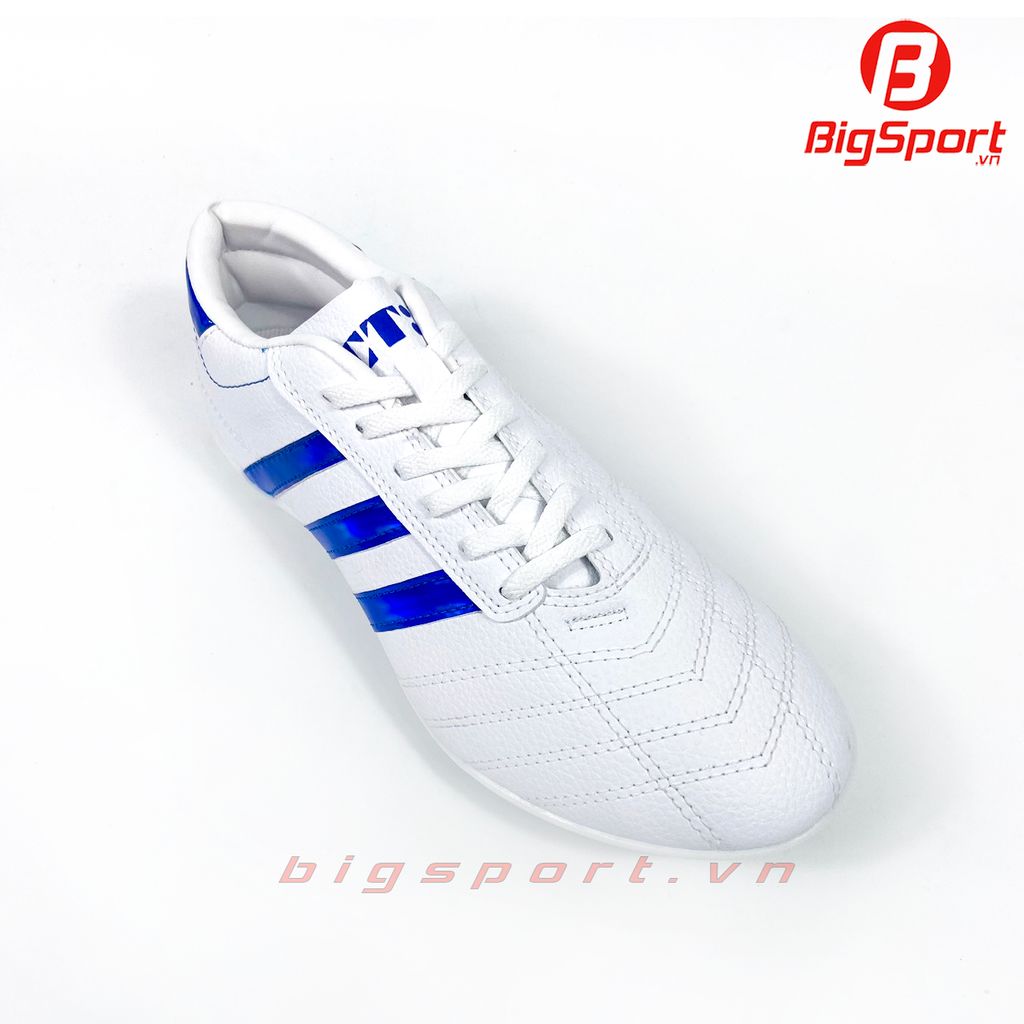 Giày đá bóng sân cỏ nhân tạo 3 sọc CT3 da nhăn