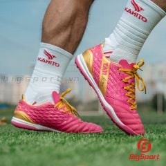 Giày đá bóng sân cỏ nhân tạo Kamito Tuấn Anh - 11 màu hồng
