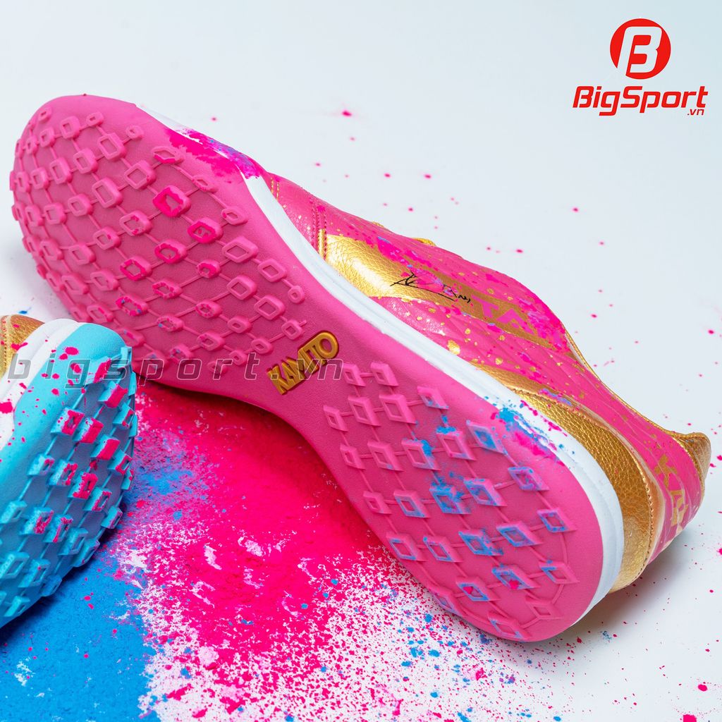 Giày đá bóng sân cỏ nhân tạo Kamito Tuấn Anh - 11 màu hồng