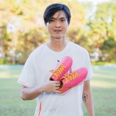 Giày đá bóng sân cỏ nhân tạo Kamito Tuấn Anh - 11 màu hồng