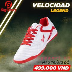 Giày đá bóng sân cỏ nhân tạo Kamito Velocidad Legend màu trắng