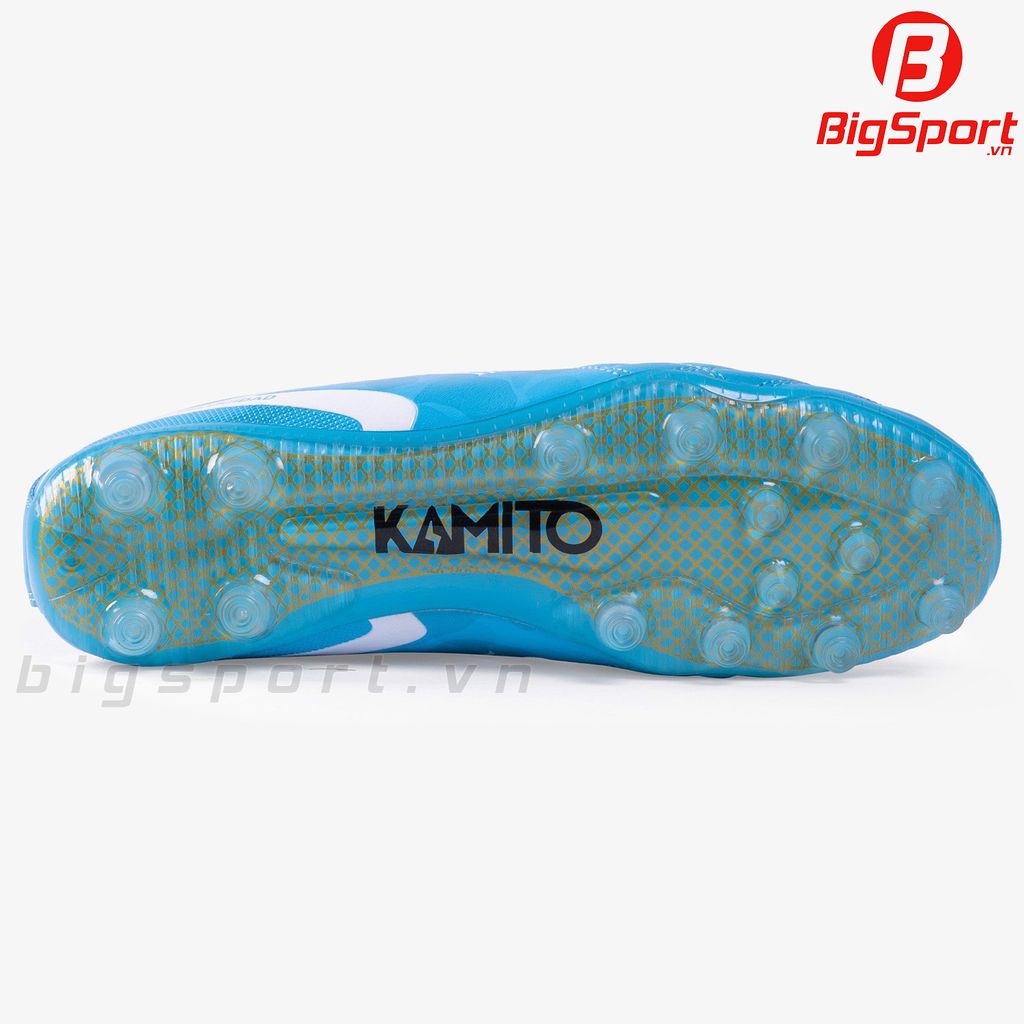 Giày đá bóng sân cỏ tự nhiên Kamito Velocidad Legend xanh ngọc