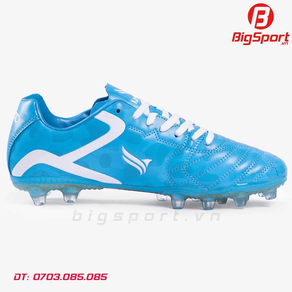 Giày đá bóng sân cỏ tự nhiên Kamito Velocidad Legend xanh ngọc