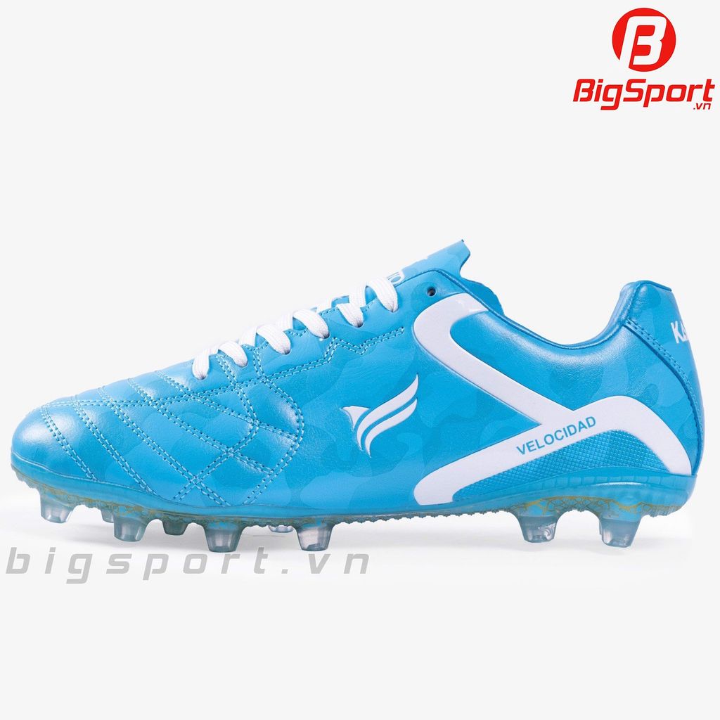 Giày đá bóng sân cỏ tự nhiên Kamito Velocidad Legend xanh ngọc