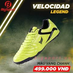 Giày đá bóng sân cỏ nhân tạo Kamito Velocidad Legend vàng chanh
