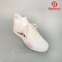 Giày đá bóng sân cỏ nhân tạo Mira Galaxy A1 cổ cao màu trắng