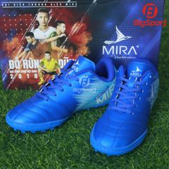 Giày đá bóng sân cỏ nhân tạo Mira Pro chính hãng màu xanh bích