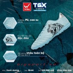 Giày đá bóng sân cỏ nhân tạo Wika Tiger X