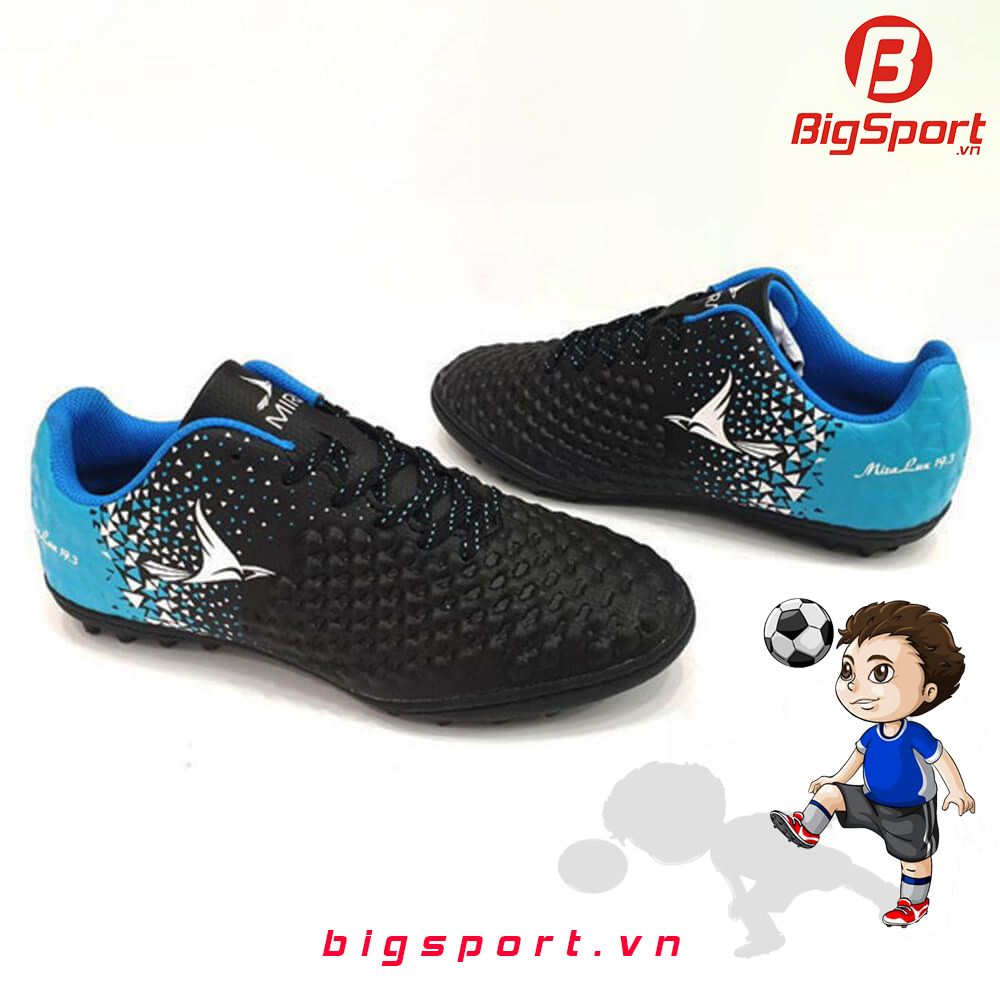 Giày đá bóng trẻ em Mira Lux 19.3 màu đen