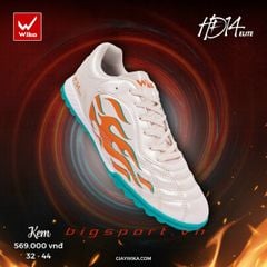 Giày đá bóng sân cỏ nhân tạo Wika HĐ14 Elite