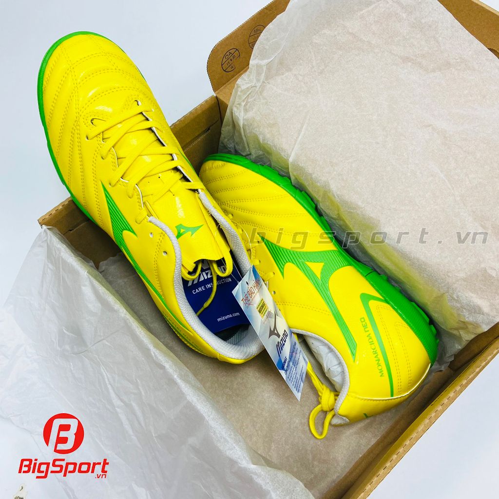 Giày đá bóng Mizuno Monarcida Neo 2 AS vàng chính hãng