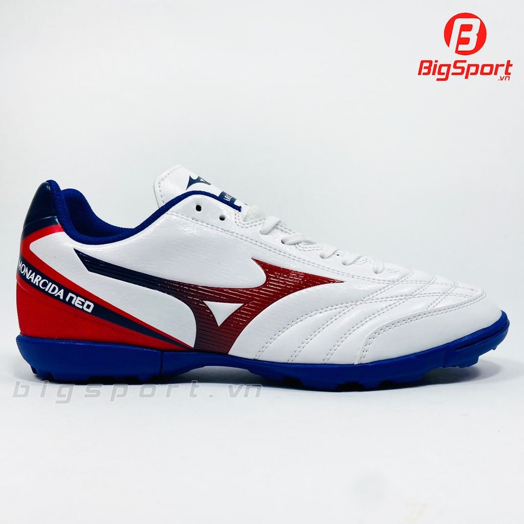 Giày đá bóng Mizuno Monarcida Neo Sala Select đế TF màu trắng
