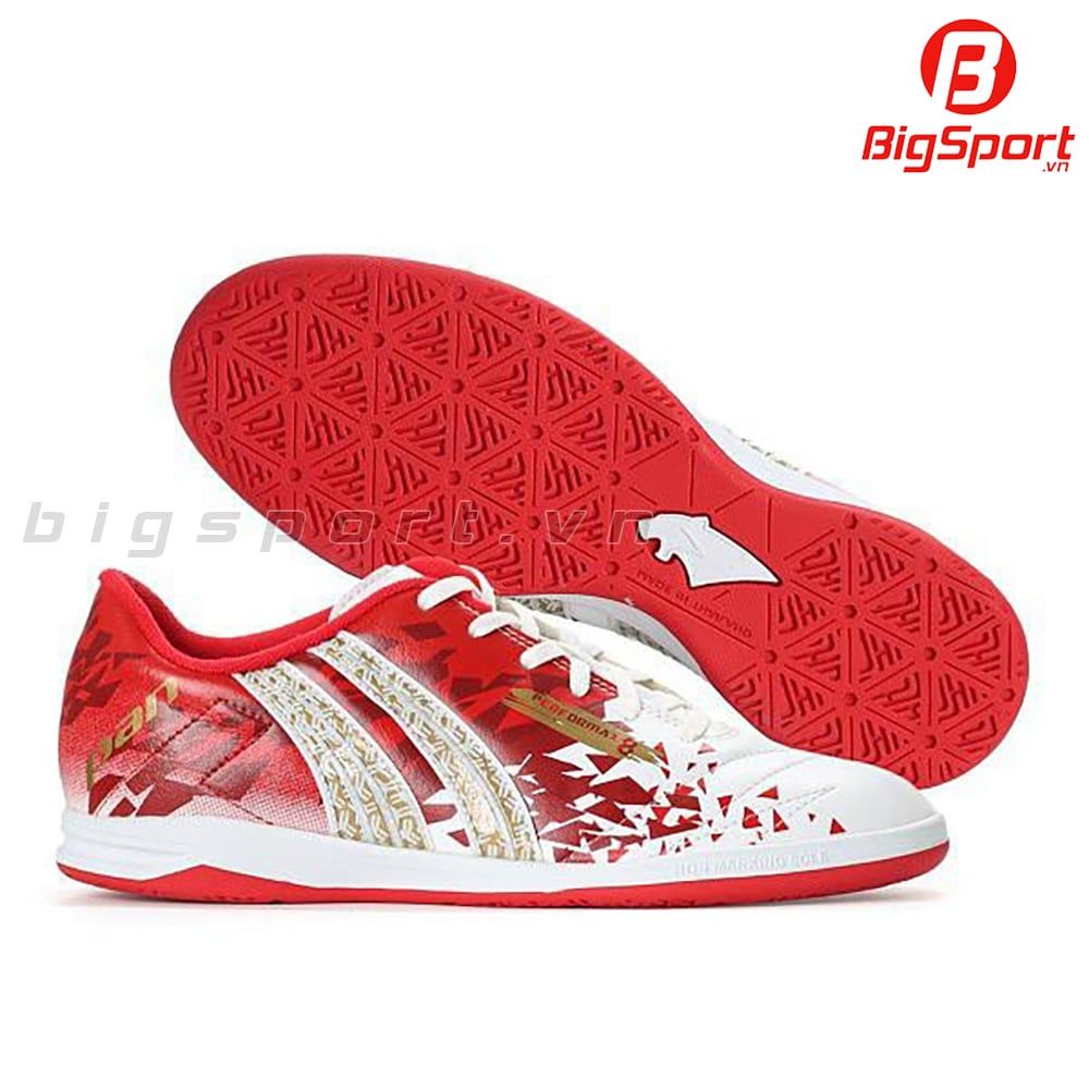 Giày Futsal Pan Performax 8 chính hãng đỏ trắng
