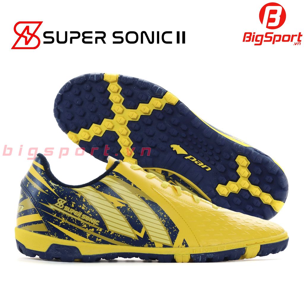 Giày Pan Super Sonic II đế TF màu vàng chính hãng