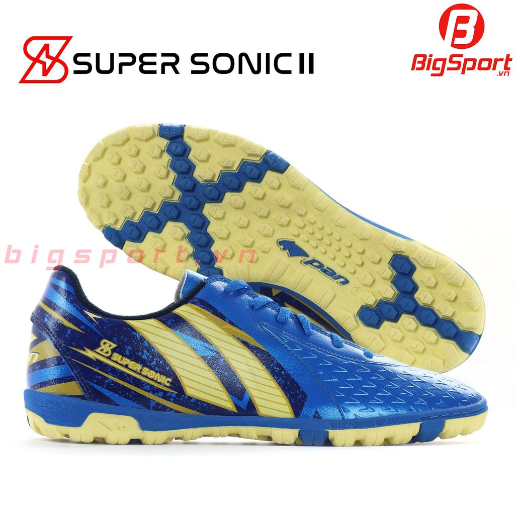 Giày Pan Super Sonic II đế TF màu xanh dương chính hãng