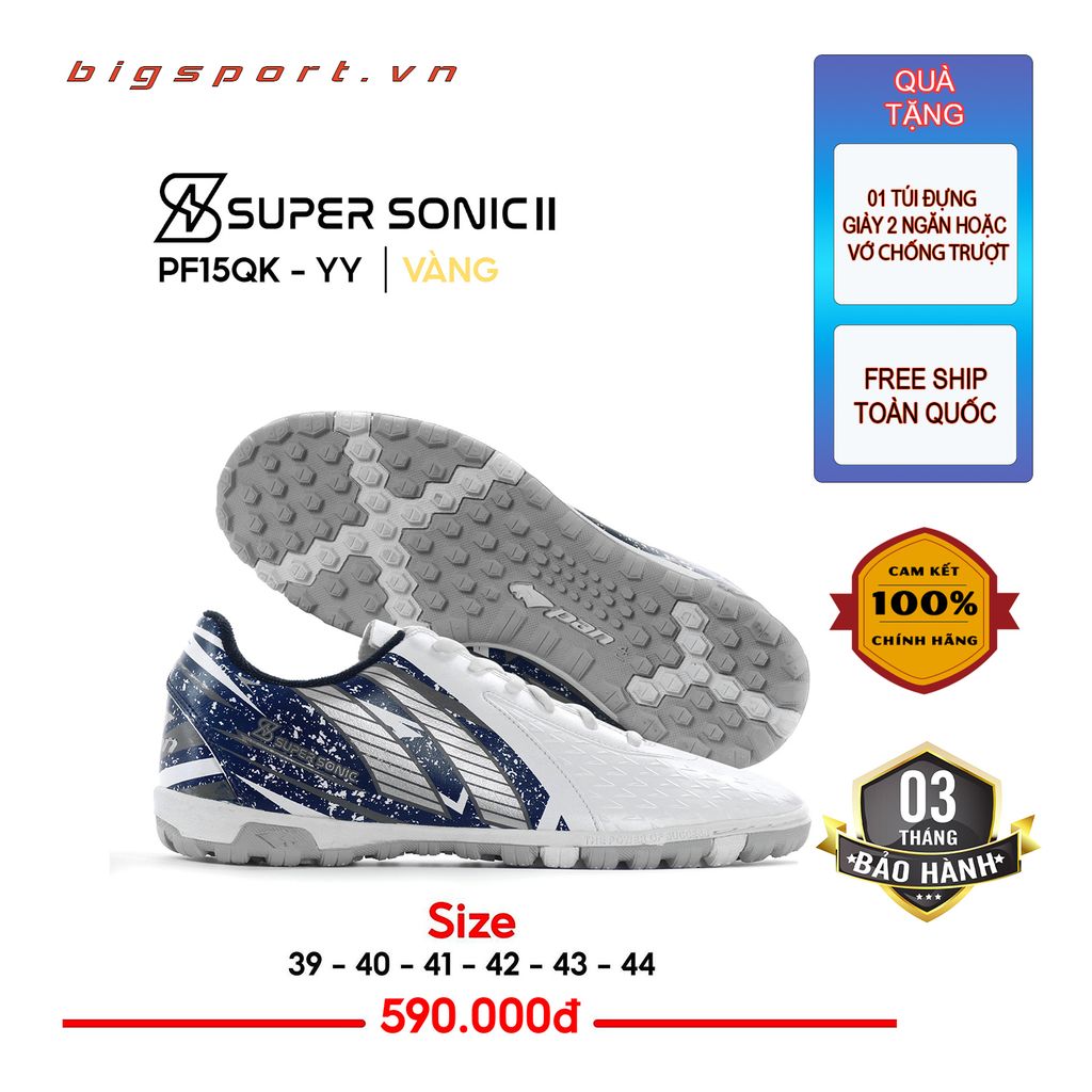 Giày Pan Super Sonic 2 đế TF