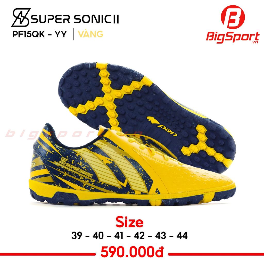 Giày Pan Super Sonic 2 đế TF màu vàng