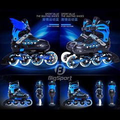 Giày trượt Patin M-Gro màu đen xanh