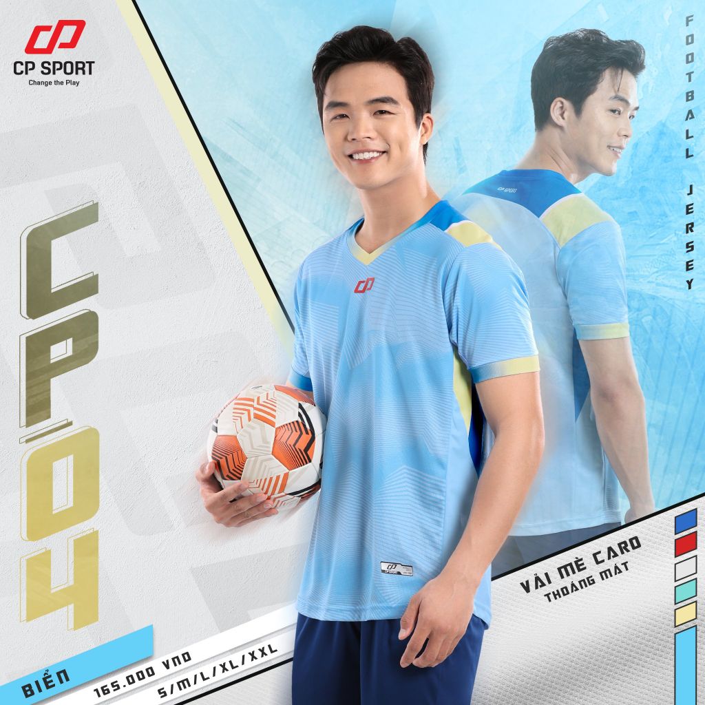 Áo đá bóng không logo CP 04