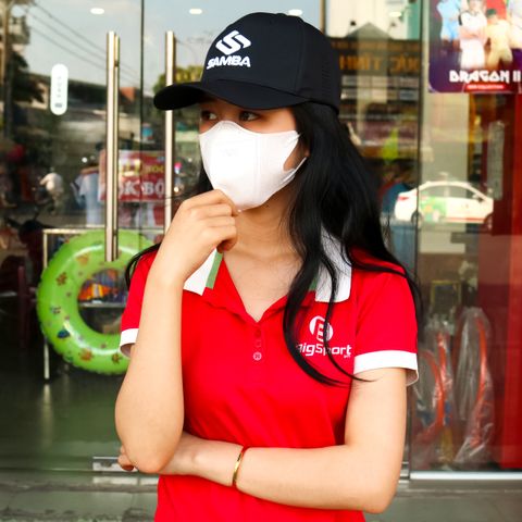 Nón thể thao lưỡi trai Samba SN003 màu đen