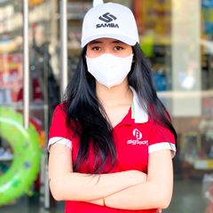 Nón thể thao lưỡi trai Samba SN02 màu trắng