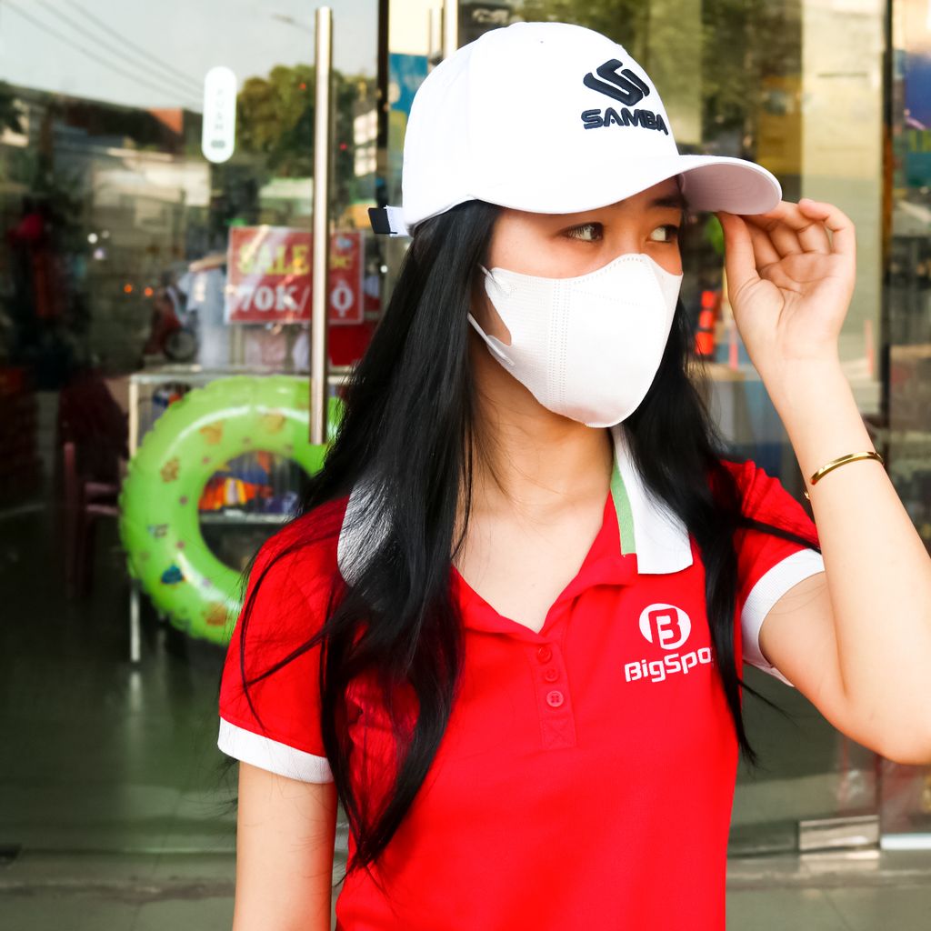 Nón thể thao lưỡi trai Samba SN02 màu trắng