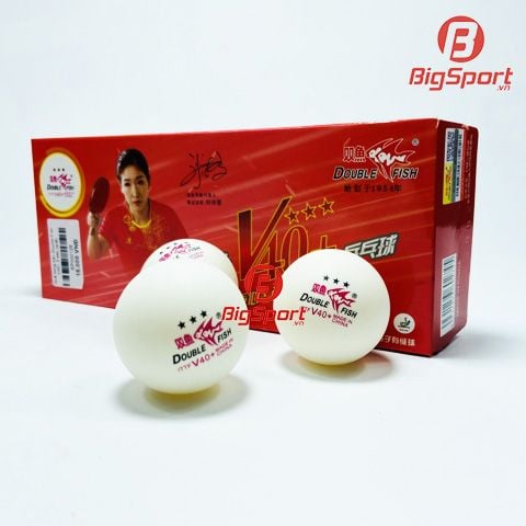Quả bóng bàn Double Fish V40+ 3 sao