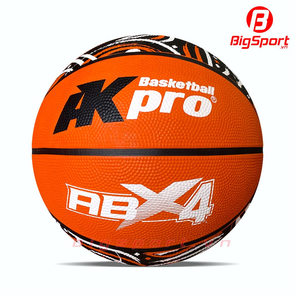 Bóng rổ cao su AKpro ABX4 chính hãng, chất lượng, giá rẻ tại TPHCM