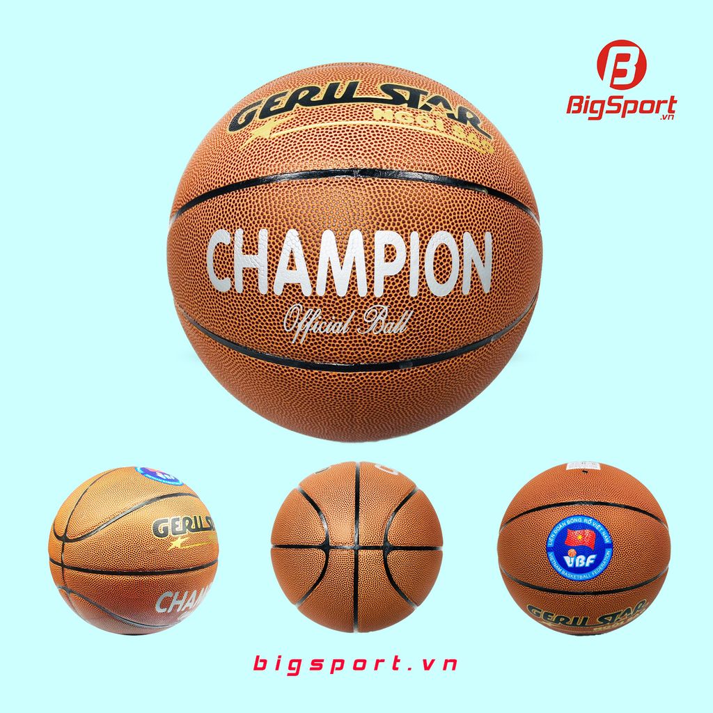Quả Bóng rổ da GeruStar Champion số 7 chính hãng