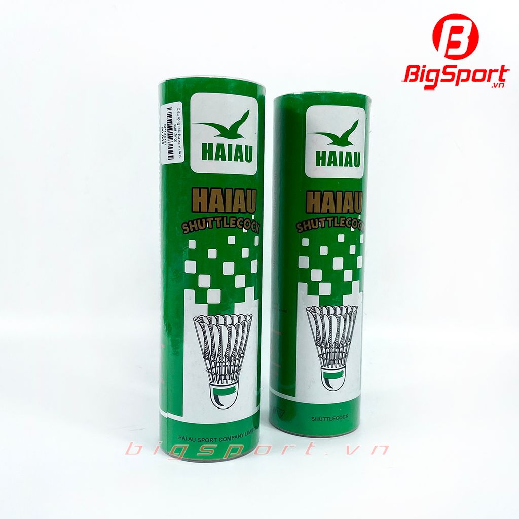 Quả cầu lông Hải Âu 6 quả hộp màu xanh