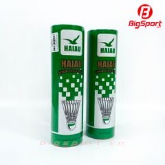 Quả cầu lông Hải Âu 6 quả hộp màu xanh