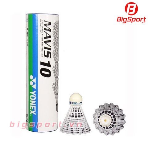 Quả cầu lông nhựa Yonex Mavis 10 màu trắng