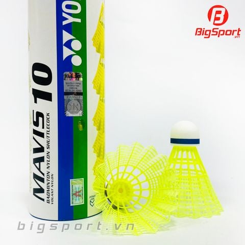 Quả cầu lông nhựa Yonex Mavis 10 màu vàng