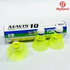 Quả cầu lông nhựa Yonex Mavis 10 màu vàng
