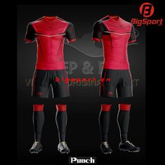 Quần áo bóng đá không logo Keep Fly Punch màu đỏ
