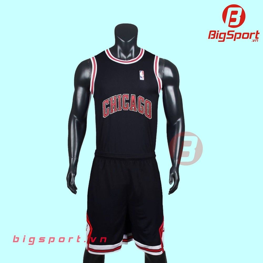 Quần áo bóng rổ CP màu đen